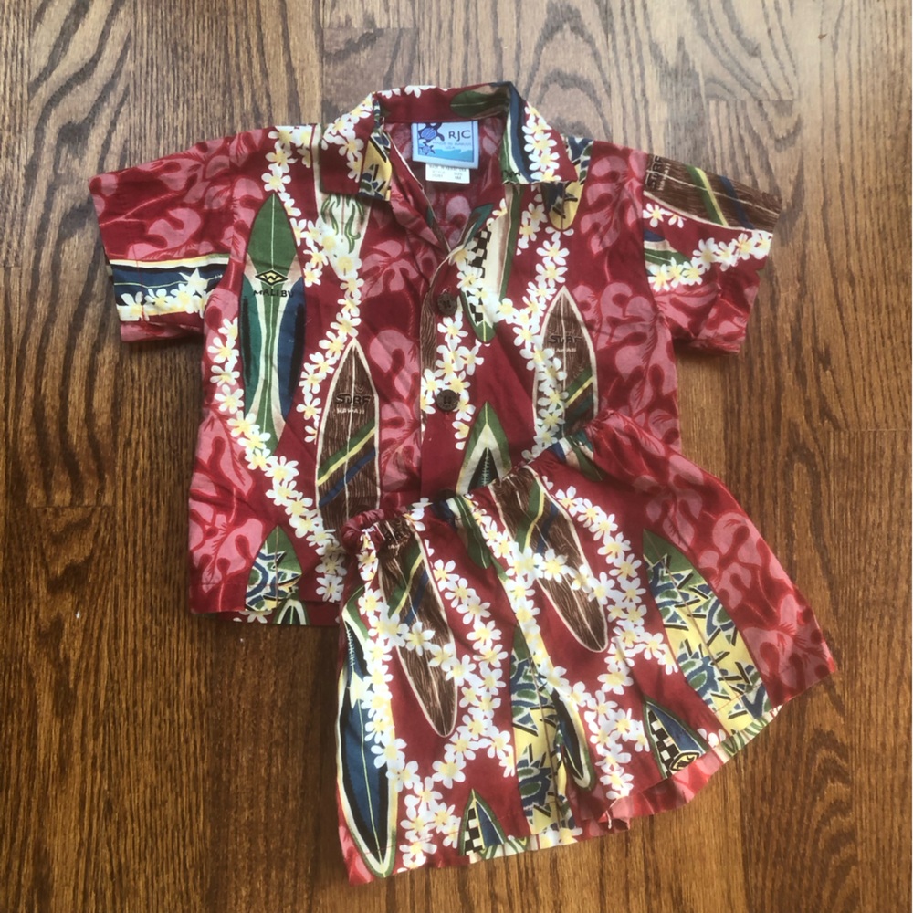 RJC Hawaiian Short and Shorts Outfit 6 Months